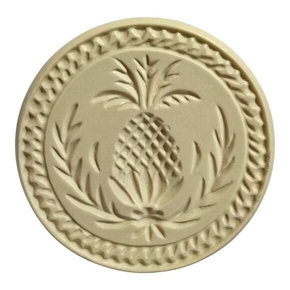 Vintage 1995 Brown Bag Cookie Art Clay Cookie Stamp #6 Pineapple - Picture 7 of 7